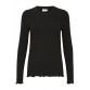 Kaffe KAdrew Turtleneck t shirt zwart